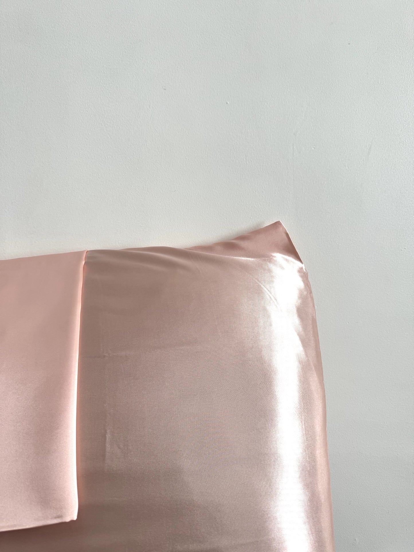 Satin Pillowcase Set - Coral Pink